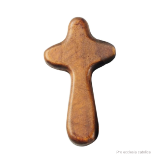 Křížek do ruky (mini) tmavý