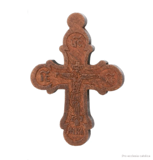 Křížek ze dřeva pravoslavný
