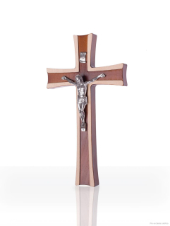 Kříž dvoubarevný 22 cm