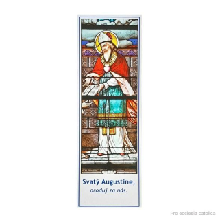 Svatý Augustin (záložka s modlitbou)