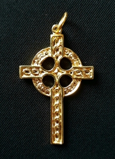 Křížek (bižuterie) 4 cm Irský (keltský)