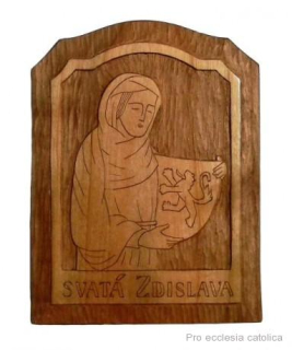 Sv. Zdislava - dřebokresba 