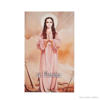 Svatá Filoména (papírový obrázek s modlitbou)